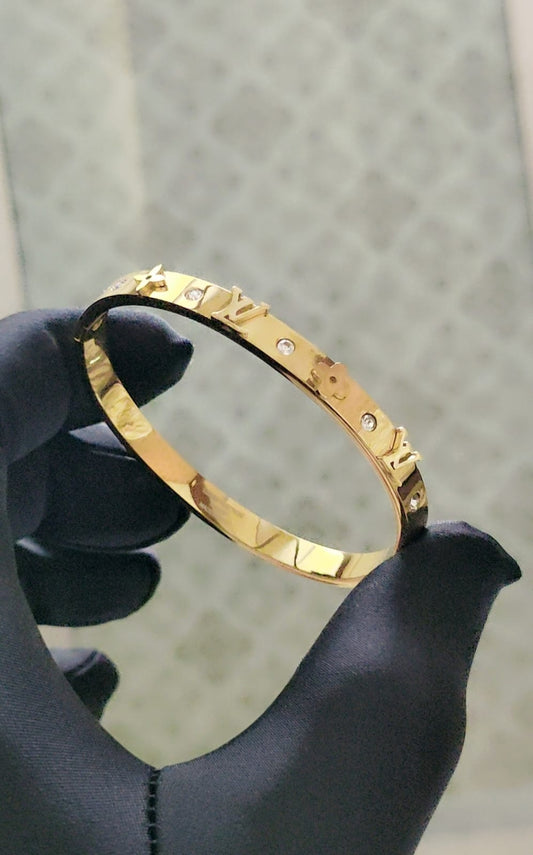 Two-Tone Luxury Link Bracelet – Silver & Gold Designer-Inspired | Unisex | Tarnish-Free