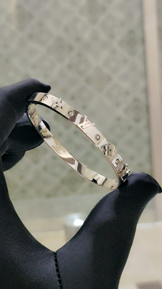 Two-Tone Luxury Link Bracelet – Silver & Gold Designer-Inspired | Unisex | Tarnish-Free