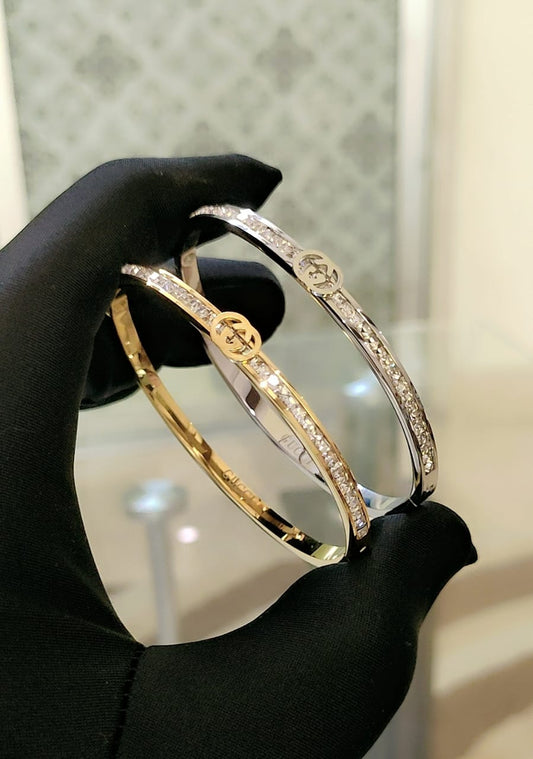 Luxury-Inspired Stainless Steel Bracelet