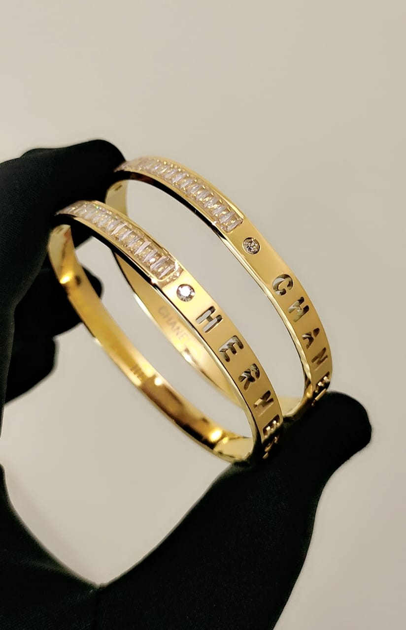 Luxury-Inspired Alphabet Charm Bracelet – Gold Plated | Tarnish-Free