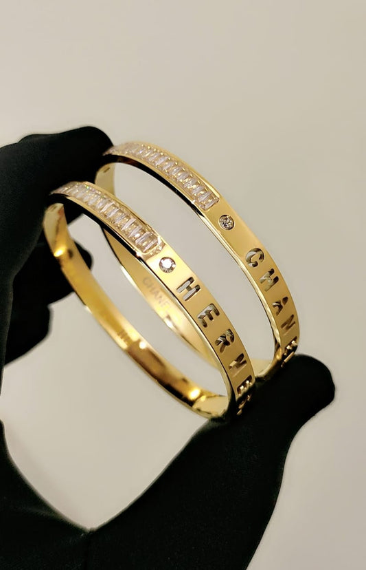 Luxury-Inspired Alphabet Charm Bracelet – Gold Plated | Tarnish-Free