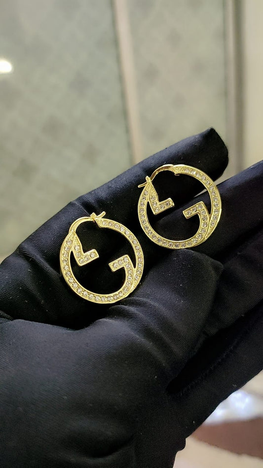 Classic Gold-Plated Designer-Inspired Earrings