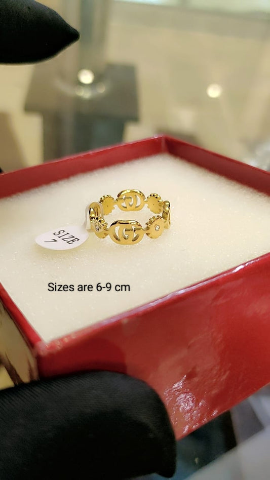 Twist Design Gold-Plated Ring – Tarnish-Free | Minimal & Elegant