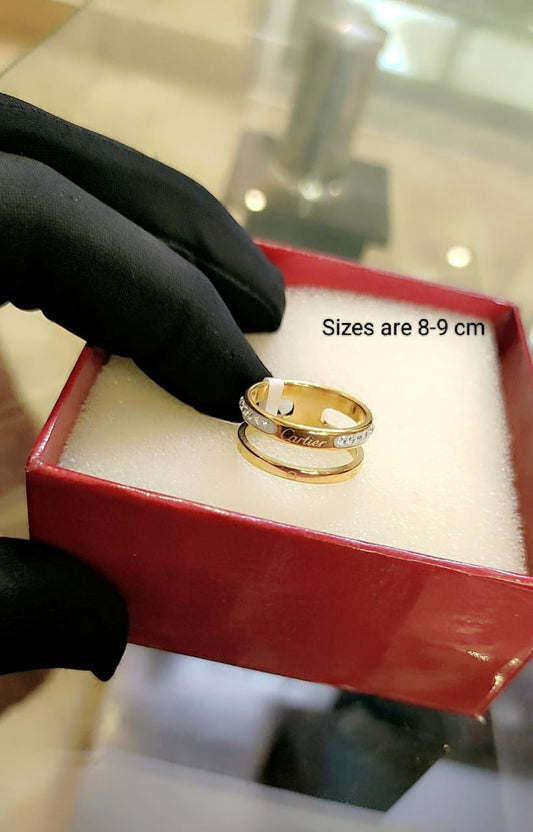 Twist Design Gold-Plated Ring – Tarnish-Free | Minimal & Elegant