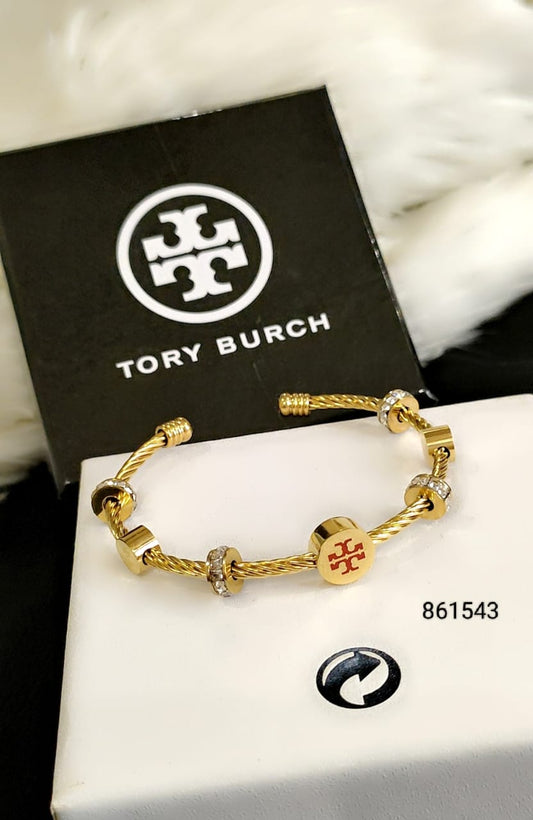 Designer-Inspired Logo Bracelet – Elegant Chain Jewelry