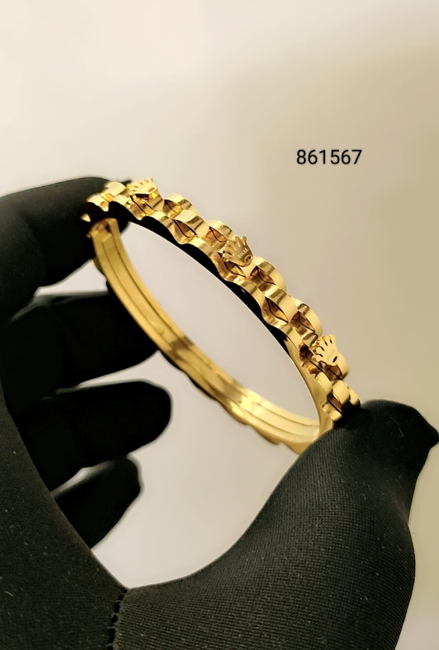 Rolex-Inspired Premium Quality Gold Bracelet – Timeless Luxury Design